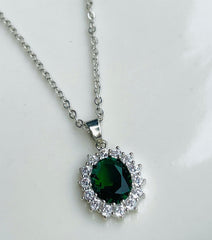 Princess Diana / Kate Middleton Emerald Green Deluxe Combo