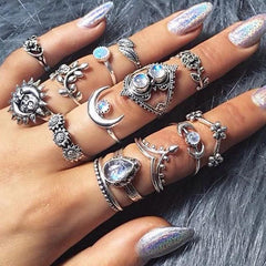 Pack Of 14 Boho Super Trending 2022 Knuckle Rings – Singaporean Import