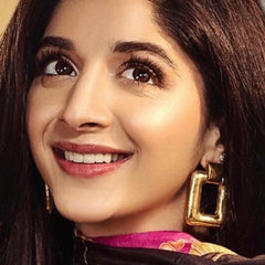 GC Square Designer Gold Plated Earrings