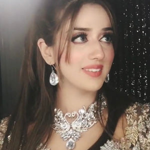 GC Exclusive Statement Swan Necklace & Earrings Combo (Super Premium)