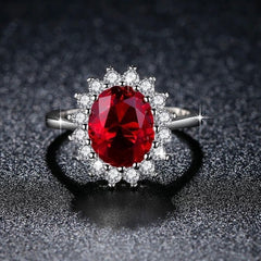 Deluxe Ruby Crystal Vibe GC Exclusive Ring