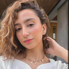 GC Zircon Butterfly Sterling Luxury Necklace