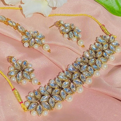 Sheesh Mahal 2.0 Kundan & Zircon Studded Statement Set