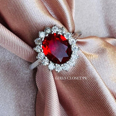 Deluxe Ruby Crystal Vibe GC Exclusive Ring