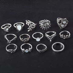 Pack Of 14 Boho Super Trending 2022 Knuckle Rings – Singaporean Import