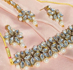 Sheesh Mahal 2.0 Kundan & Zircon Studded Statement Set