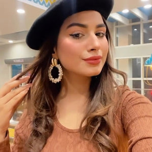 Premium Crystal Super High-Grade Pearl Statement Earrings