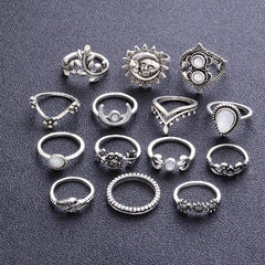 Pack Of 14 Boho Super Trending 2022 Knuckle Rings – Singaporean Import