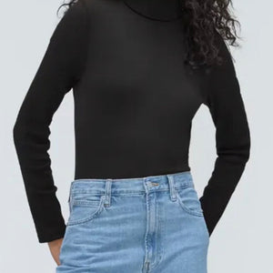 Super Elastic Turtle High Neck Tee Supreme Quality Free Size