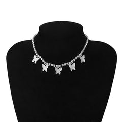 GC Zircon Butterfly Sterling Luxury Necklace
