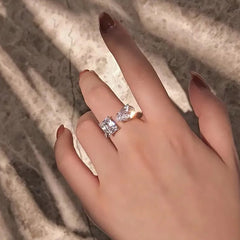 Moi Et Toi – Megan Fox’s Royal Adjustable Rings (Silver)