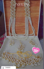 Sheesh Mahal Ethnic Kundan & Zircon Studded Statement Set