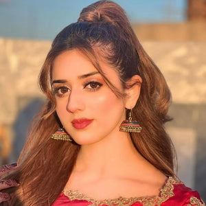 Multi Color Round Festive Jhumki Earrings