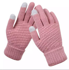 Touch Screen Cashmere Wool Warm Knitted Gloves