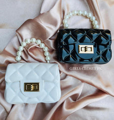 GC Super Luxurious Pearl Grip Jelly Mini Crossbody Bag