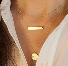 GC Exclusive Necklace Multi Layered Gold Chain